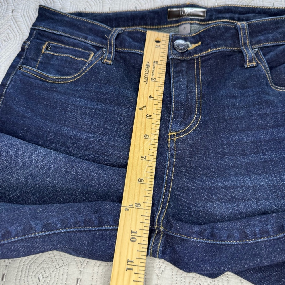 Kut from the Kloth Catherine Boyfriend Jeans Straight Leg Mid Rise Denim Sz 8 - Picture 10 of 12